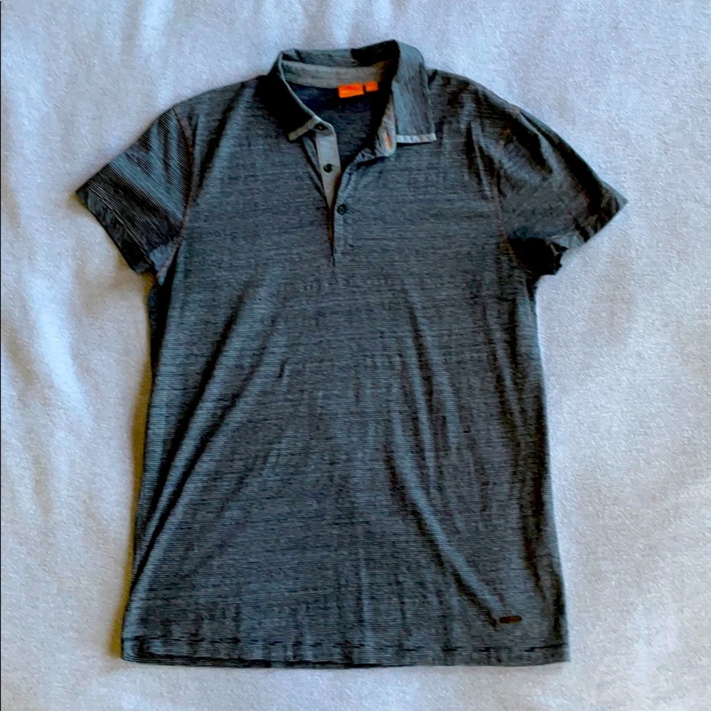 Hugo Boss Micro Stripe Polo Shirt